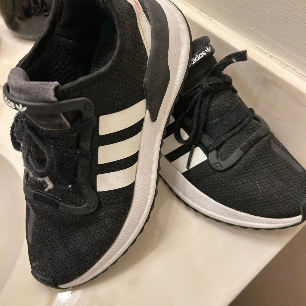 Adidas Black and White Women's Sneakers
